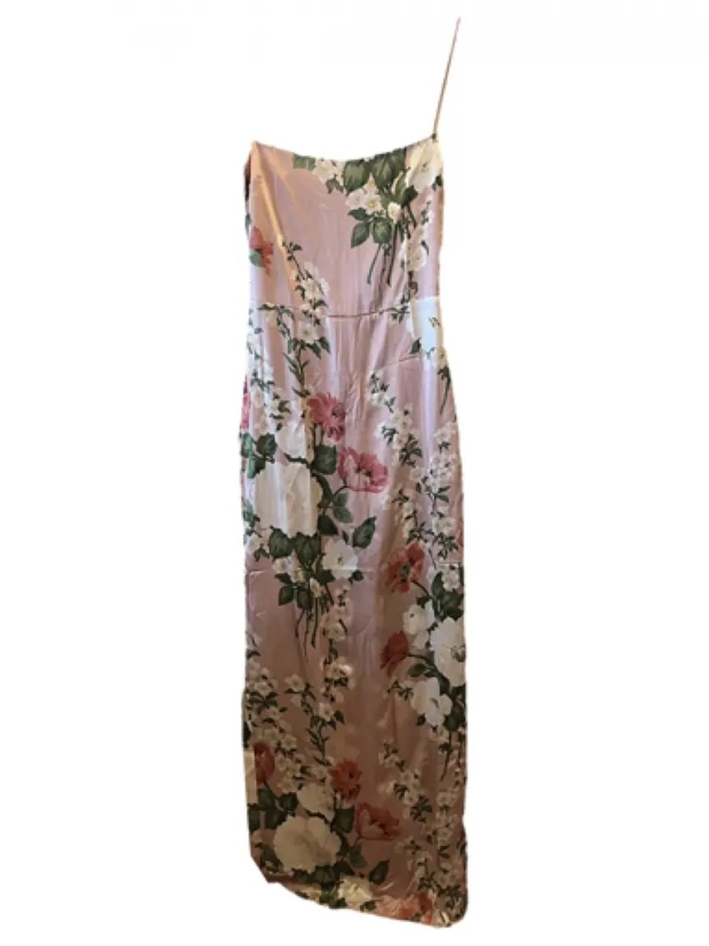 Reformation Floral Pink Sink Maxi Dress